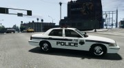 Ford Crown Victoria 2003 FBI Police V2.0 for GTA 4 miniature 5