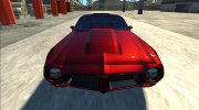 1970 Pontiac Firebird Custom for GTA San Andreas miniature 7