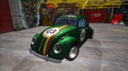 1963 Volkswagen Beetle Ragtop Sedan (Herbie style) para GTA San Andreas miniatura 1