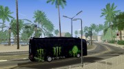 Monster Energy bus by YaroSLAV para GTA San Andreas miniatura 2