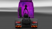 Скин Girls для MAN TGX para Euro Truck Simulator 2 miniatura 4