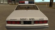 Chevrolet Caprice 1987 Eaton County Sheriff Patrol для GTA San Andreas миниатюра 7
