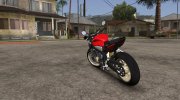 Honda CB650R Naked для GTA San Andreas миниатюра 2