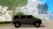 Hummer H2 SUV para GTA San Andreas miniatura 5