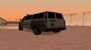 GTA V Declasse Burrito Police Transport para GTA San Andreas miniatura 2