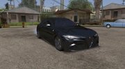 2017 Alfa Romeo Giulia Quadrifoglio для GTA San Andreas миниатюра 1