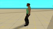 Postal dude в светло-зеленой майке for GTA San Andreas miniature 3