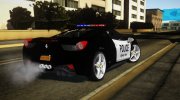 2015 Ferrari 458 Italia - Police Car para GTA San Andreas miniatura 2