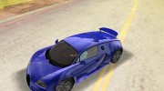 Bugatti Veyron Extreme Sport for GTA Vice City miniature 4