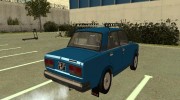 Ваз 2107 СССР для GTA San Andreas миниатюра 3