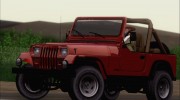 Jeep Wrangler para GTA San Andreas miniatura 2