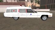 Cadillac Fleetwood 1970 Ambulance для GTA San Andreas миниатюра 6