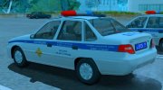 DAEWOO NEXIA ПОЛИЦИЯ ОБ ДПС УГИБДД (2012-2015) для GTA San Andreas миниатюра 4