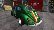 1963 Volkswagen Beetle Ragtop Sedan (Herbie style) para GTA San Andreas miniatura 3