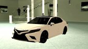 Toyota Camry XSE 2019 Lowpoly para GTA San Andreas miniatura 4