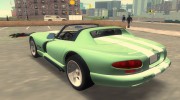 Dodge Viper RT 10 для GTA 3 миниатюра 4