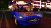 Mercedes SLS AMG Hamann 2010 Stickers Style para GTA San Andreas miniatura 2