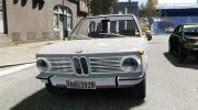 BMW 2002 1972 for GTA 4 miniature 6