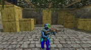 GIGN Casual Blue Skin para Counter Strike 1.6 miniatura 2