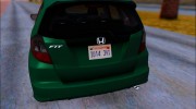 2009 Honda Fit Sport для GTA San Andreas миниатюра 4