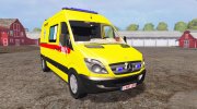 Mercedes-Benz Sprinter 311 CDI Ambulance for Farming Simulator 2015 miniature 1