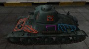 Контурные зоны пробития Hotchkiss H35 для World Of Tanks миниатюра 2