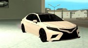 Toyota Camry XSE 2019 Lowpoly for GTA San Andreas miniature 1