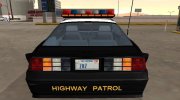 Chevrolet Camaro IROC-Z 1990 California Highway Patrol para GTA San Andreas miniatura 7