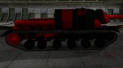Черно-красные зоны пробития ИСУ-152 для World Of Tanks миниатюра 5
