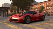 2018 Alfa Romeo 4C для GTA 4 миниатюра 1