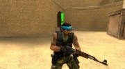 Guerilla Re-Skin (Blue Headband) para Counter-Strike Source miniatura 1