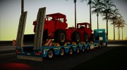 Прицеп Трал с Тракторами for GTA San Andreas miniature 1