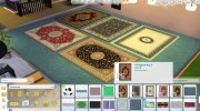 Элегантный ковер для Sims 4 миниатюра 4