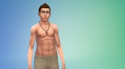 Колье для парней Saga для Sims 4 миниатюра 5