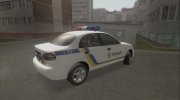 Daewoo Lanos Полиция Украины para GTA San Andreas miniatura 6
