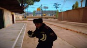 Милиционер в зимней форме V6 для GTA San Andreas миниатюра 7