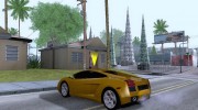 2006 Lamborghini Gallardo для GTA San Andreas миниатюра 2