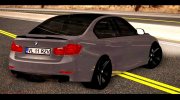 BMW F30 320d M-Pack para GTA San Andreas miniatura 2