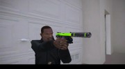Silencer Pistol chrome green for GTA San Andreas miniature 1