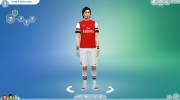 Форма футбольного клуба Arsenal для Sims 4 миниатюра 3