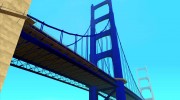 Новые текстуры моста Золотые ворота Версия 2 для GTA San Andreas миниатюра 1