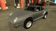 1987 Porsche 959 Rusty Rebel for GTA San Andreas miniature 1
