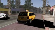Dodge Grand Caravan 09 Taxi для GTA San Andreas миниатюра 2