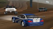 BMW M3 GTR From NFS MW (Original MW Version) для GTA San Andreas миниатюра 6