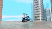 Байкерский мотоцикл из Alien City para GTA San Andreas miniatura 4
