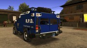 Hummer FBI truck для GTA San Andreas миниатюра 4