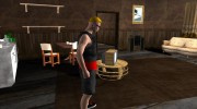 Skin GTA V Online HD парень c жёлтой причёской para GTA San Andreas miniatura 3