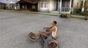 Lowrider Bicycle Custom Version для GTA San Andreas миниатюра 2