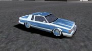 Buick GNX 1987 Lowrider для GTA San Andreas миниатюра 5