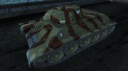 Шкурка для Т-34 130-я танковая бригада, 21-й корпус. Южный фронт, 1942 год. для World Of Tanks миниатюра 1